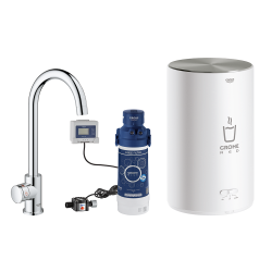 GROHE Red Mono med C-tud og kedel i strrelse M. Krom