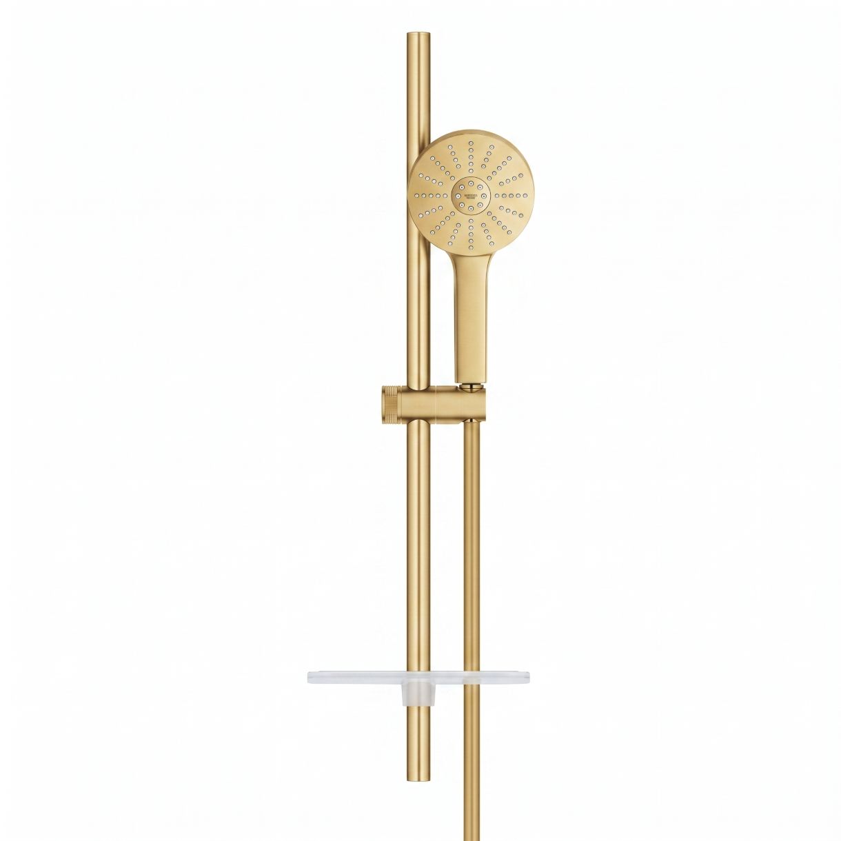 GROHE Euphoria 120 brusestang, 600 mm - Børstet messing
