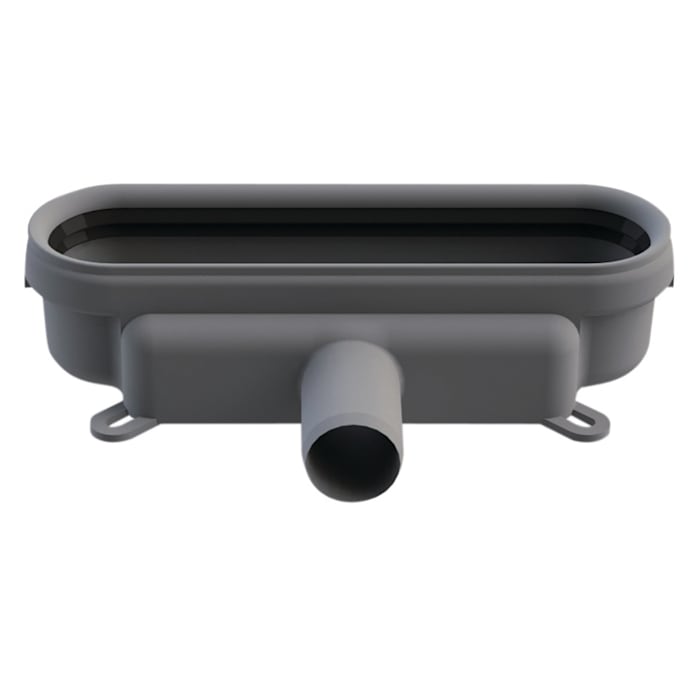Unidrain 32 mm rendeudløb uden vandlås og studs, vandret