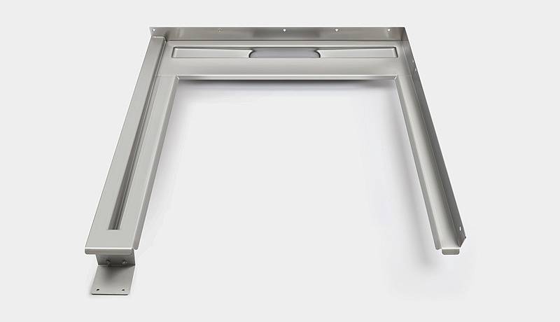 Unidrain Showerline, fast modul. V. B 900 mm. D 800 mm
