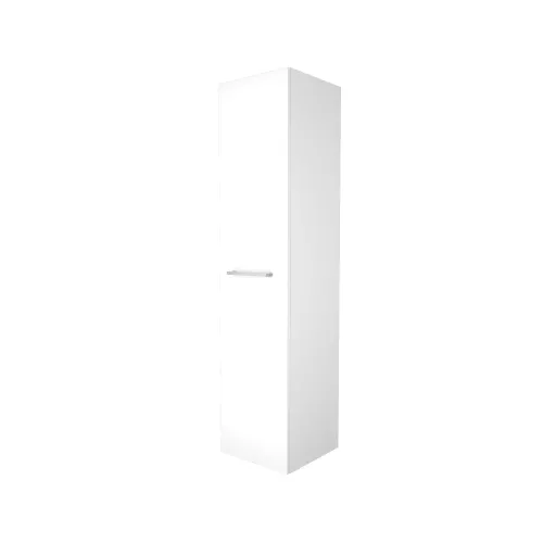 Sanibell Basicline højskab med greb 150x35x35cm hvid højglans