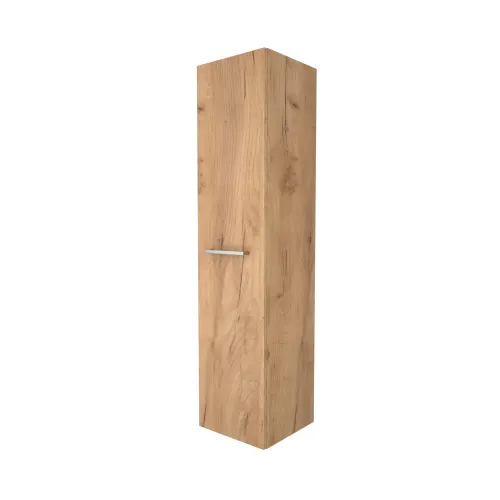 Sanibell Basicline højskab med greb 150x35x35cm whiskey eg