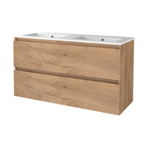 Sanibell Basicline grebsfri møbelsæt 120x46cm whiskey eg
