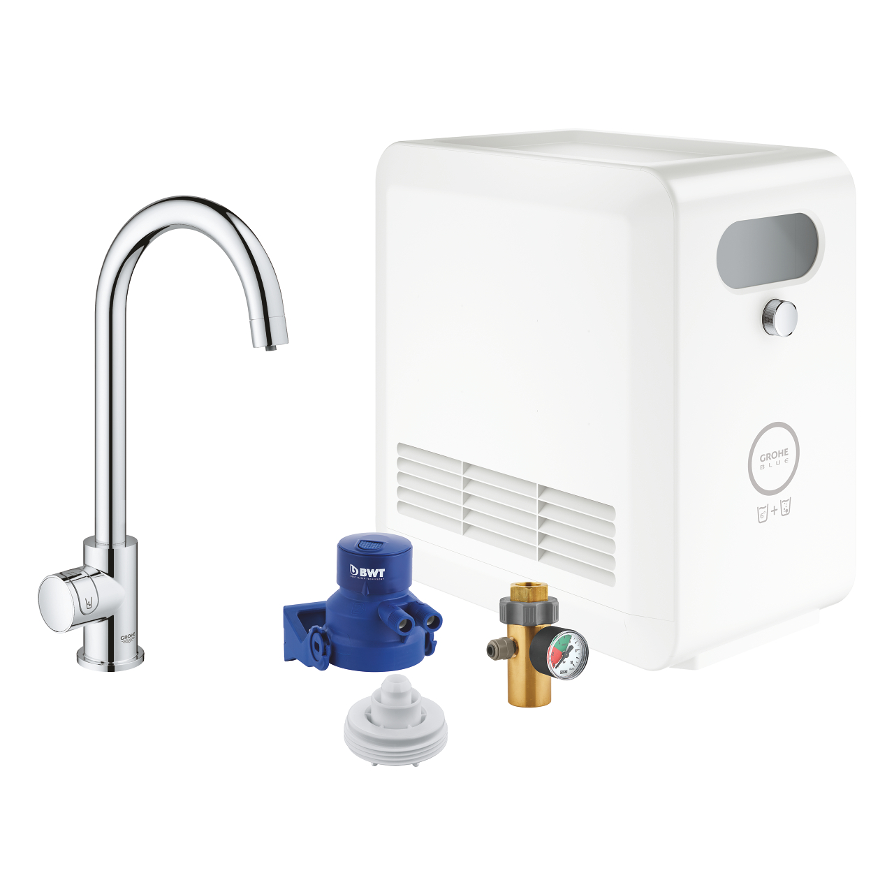 GROHE Blue Professional Mono armatur, C-tud starter kit