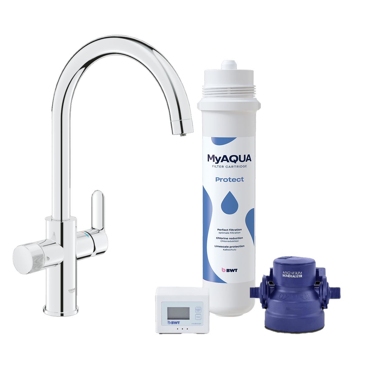 BWT Grohe Pure startpakke inkl. kalkfilter