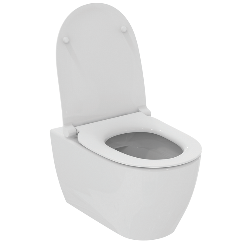 Ideal Standard væghængt toilet u. skyllekant - Hvid