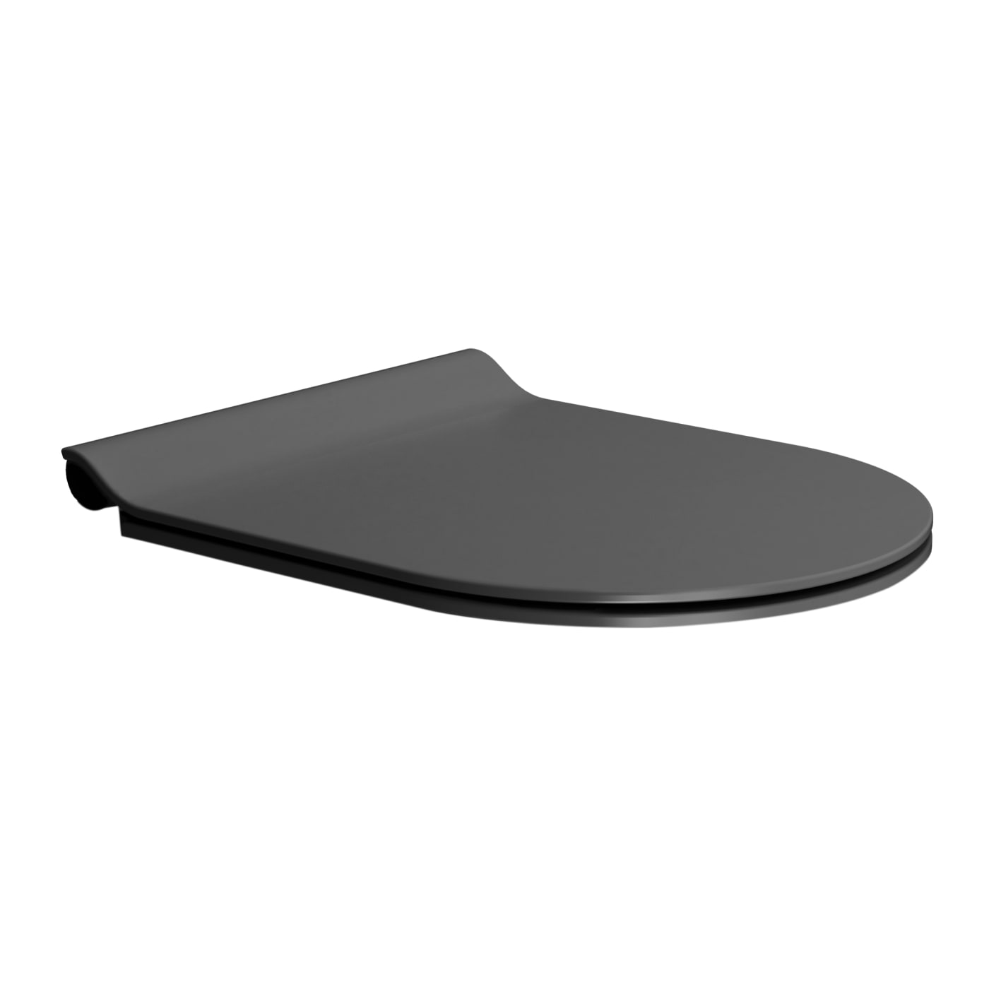 GSI Slim Matsort Toiletsæde med softclose