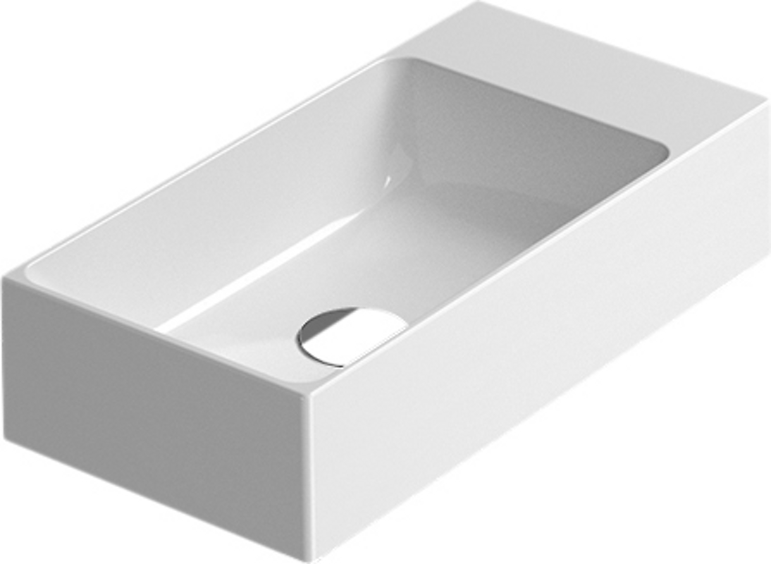 CATALANO Verso 50 håndvask 500x250 mm. Uden hanehul, uden overløb, boltmontering