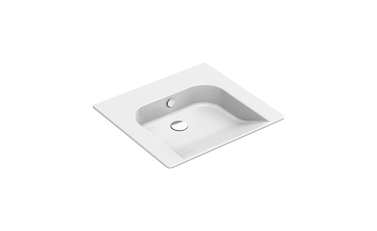 Catalano Sfera Comfort håndvask 600x550mm med hanehul og med overløb hvid