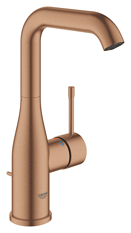 GROHE Essence håndvaskarmatur med bundventil - kobberinspirerede farve børstet warm sunset
