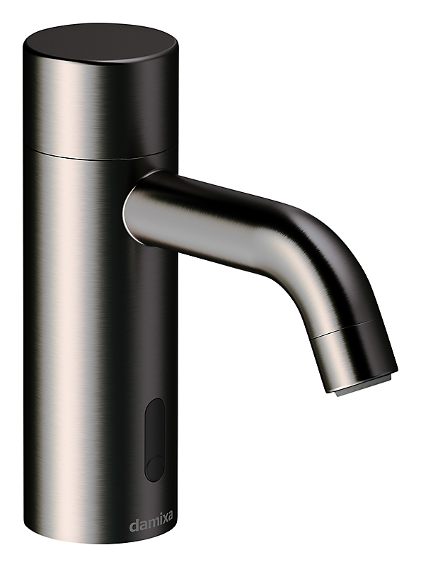Damixa Silhouet håndvaskarmatur touchless public. Børstet graphite grå