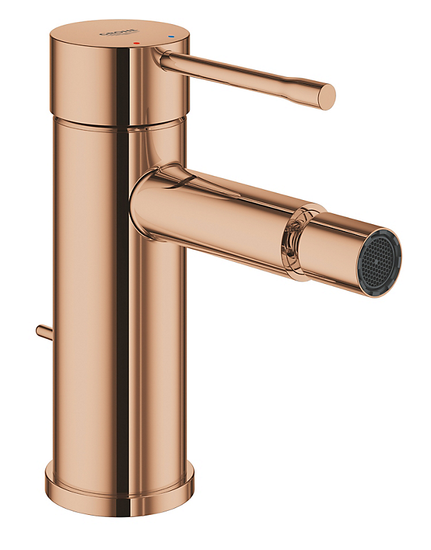 GROHE Essence new bidetarmatur 3/8/111mm tud med bundventil poleret warm sunset