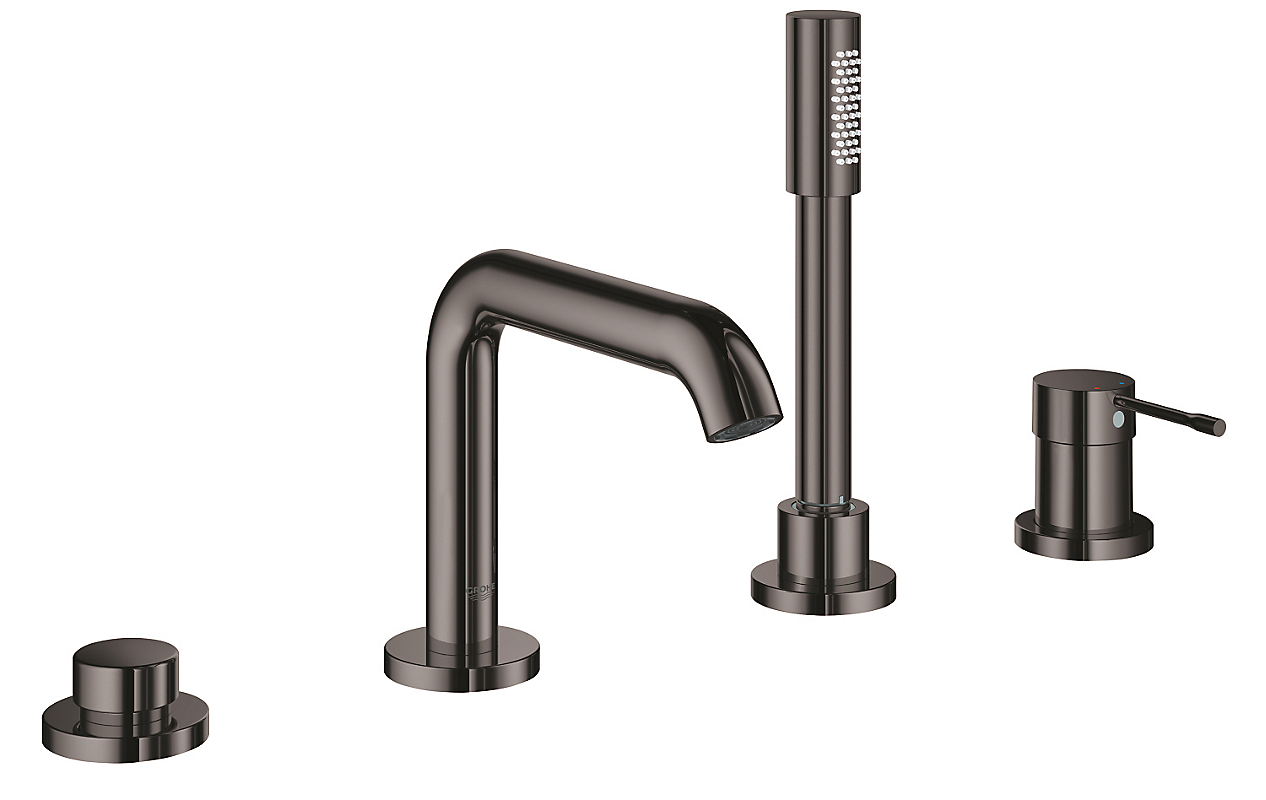 GROHE Essence new etgrebsbatteri 1/2/197mm tud til kar/brus. Poleret hard graphite