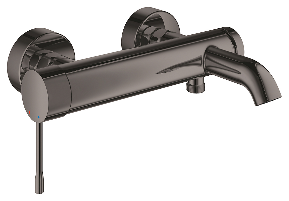 GROHE Essence new etgrebsbatteri 1/2/193mm tud til kar/brus. Poleret hard graphite