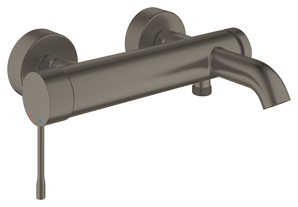 GROHE Essence new etgrebsbatteri 1/2/193mm tud til kar/brus. Børstet hard graphite