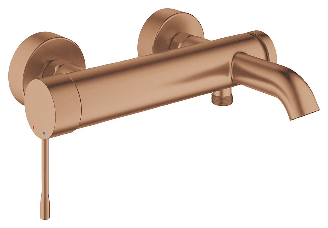 GROHE Essence new etgrebsbatteri 1/2/193mm tud til kar/brus. Børstet Warm sunset