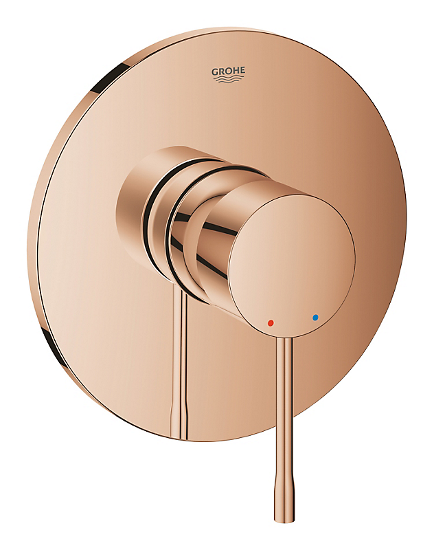 GROHE Essence new brusearmatur Ø158mmx136mm poleret warm sunset