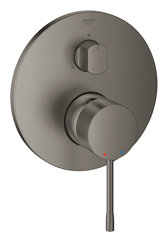 GROHE Essence new brusearmatur Ø158mmx136mm 3vejs. Børstet hard graphite