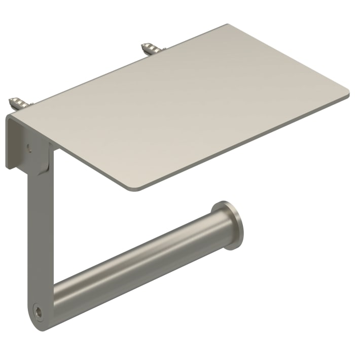 Sanibell IVY Concord toiletrulleholder m/hylde børstet nikkel PVD