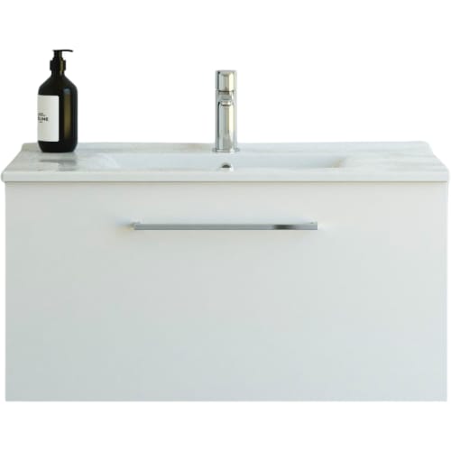Dansani Mido+ møbelsæt 81 cm 1 skuffe, hvid mat m/ Amber vask