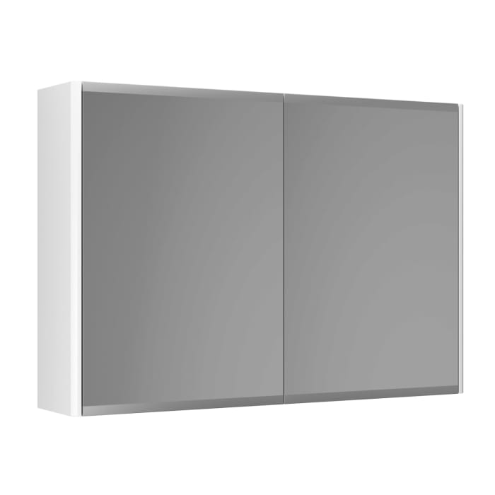Gustavsberg Graphic spejlskab 80x55 cm - Hvid