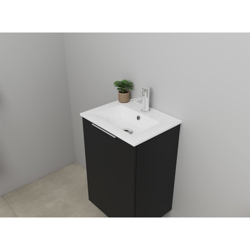 Sanibell Online møbelsæt 46x36cm matsort med 1 låge