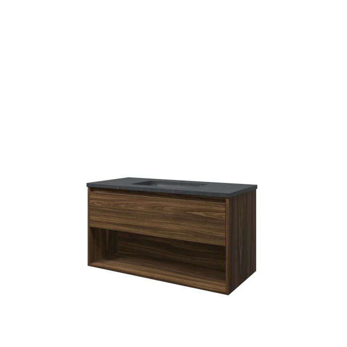 Sanibell Proline møbelsæt 100x46cm cabana eg 1 skuffe åben hylde