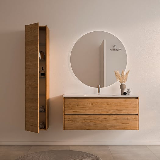 Sanibell Proline højskab 35x169 cm ideal eg