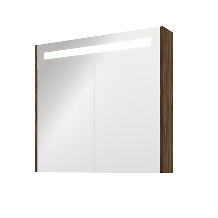 Proline spejlskab 80x74cm, LED belysning, cabana eg paneler