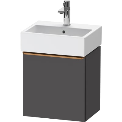 Duravit D-Neo vaskeskab, 434x322x440 mm, Grafit, højre hængslet