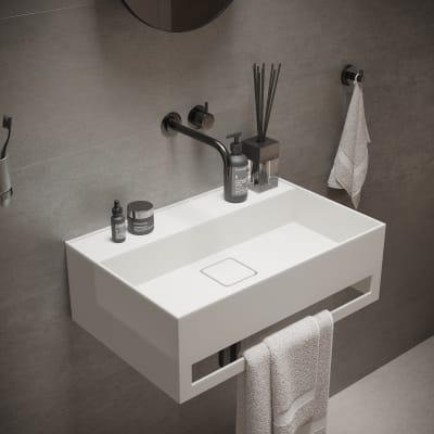 Ideavit solidbliss-60TB håndvask 60x40cm uden hanehul og overløb