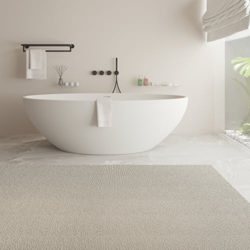 Ideavit solidellipse fritstående solid surface badekar 180x88cm mathvid