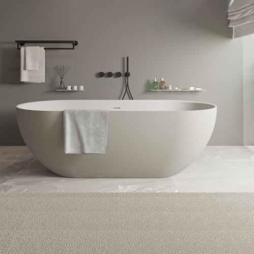 Ideavit solidera fritstående solid surface badekar 170x80cm