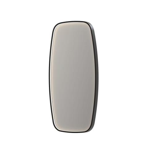 Sanibell SP31 Spejl 50x100cm børstet metal sort