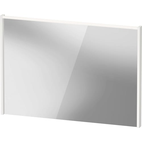 Duravit D-Code spejl med lys øverst, 100 x 700mm - Hvid mat