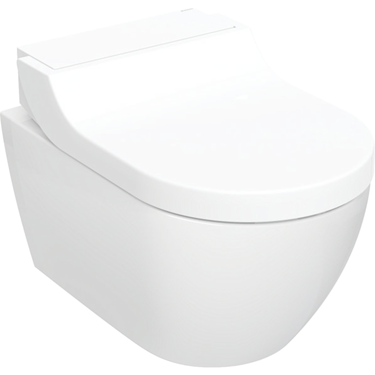 Geberit AquaClean Tuma Comfort douchetoilet inkl. sæde, hvid/glas