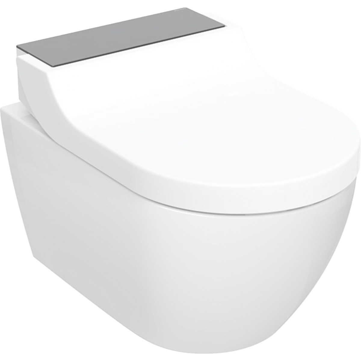 Geberit AquaClean Tuma Comfort douchetoilet inkl. sæde, sort glas