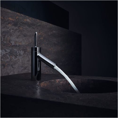 AXOR Starck Classic h�ndvaskarmatur 70 med l�ft-op BV, krom