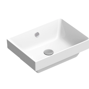 CATALANO Zero 50 h�ndvask 500x370 mm. Uden hanehul, med overl�b