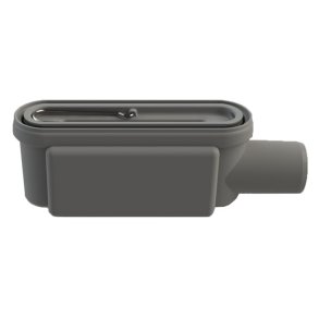 Unidrain 50 mm rendeudlb m/vandls, u/studs, vandret, vendbar