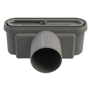 Unidrain 75 mm rendeudlb med vandls, uden studs, vandret