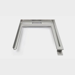 Unidrain Showerline, fast modul. H. B 900 mm. D 1200 mm