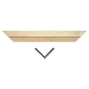 Montagest, hjrne, H 22 mm