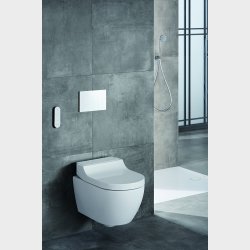 Geberit AquaClean Tuma Comfort douchetoilet inkl. sde, hvid/glas