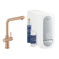 GROHE Blue Home kkkenarmatur L-tud. Brstet Warm Sunset