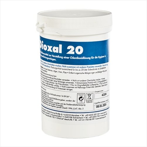 BWT Dioxal 20 desinfektionspulver (til bl�dg�ringsanl�g)