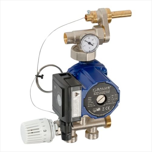 SALUS pumpehunt med SALUS A+ 6m pumpe