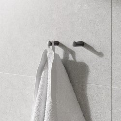 Damixa kroge 2 stk. B�rstet graphite gr�