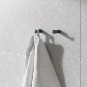 Damixa kroge 2 stk. B�rstet graphite gr�