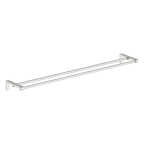 Damixa Zen dobbelt hndkldestang 800 mm - Steel